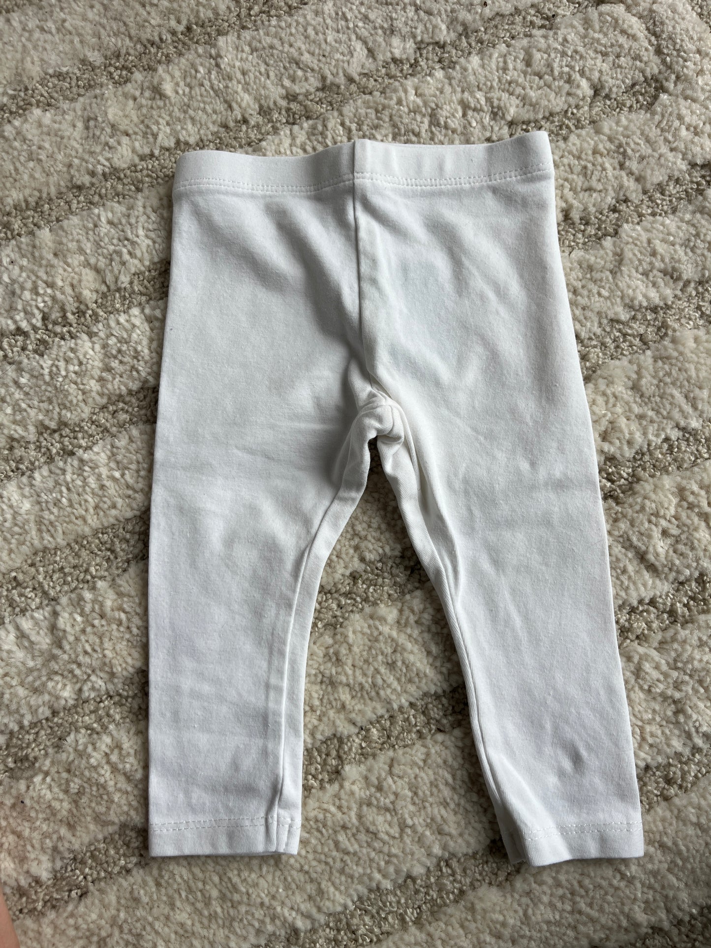 Legging en jersey blanc Primark - 68 cm