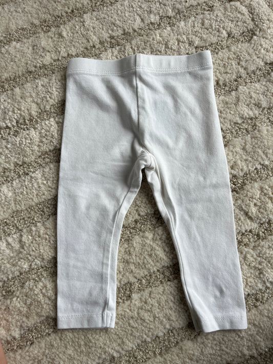 Legging en jersey blanc Primark - 68 cm
