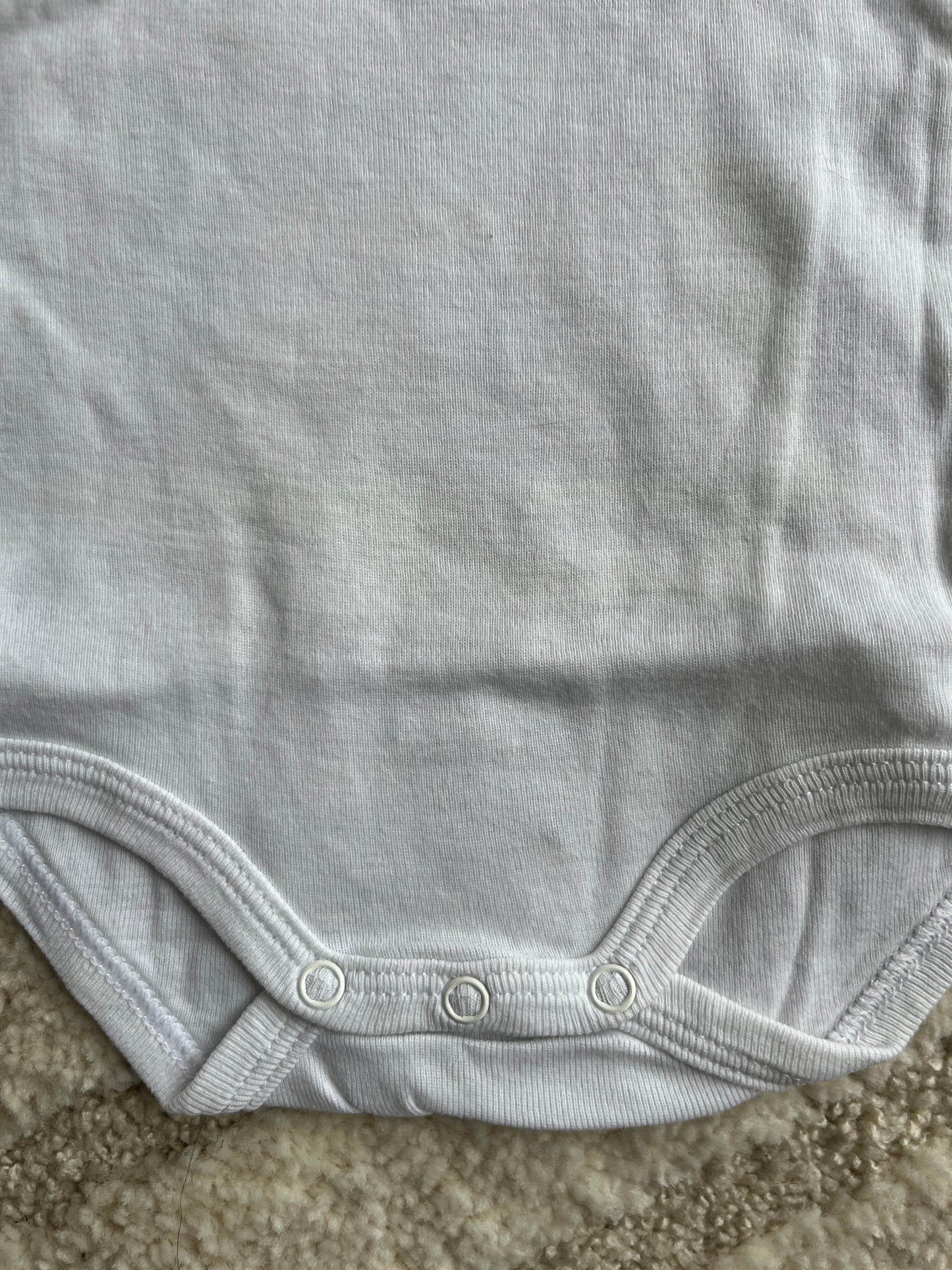 Body à manches courtes blanc motif bateau Petit Bateau - 3 mois