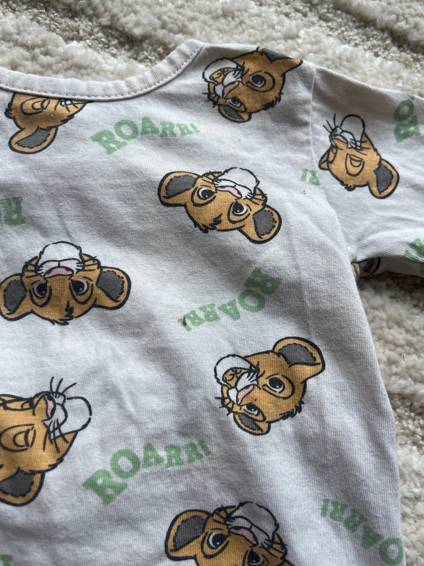 Pyjama léger motifs Le Roi Lion - 6 mois