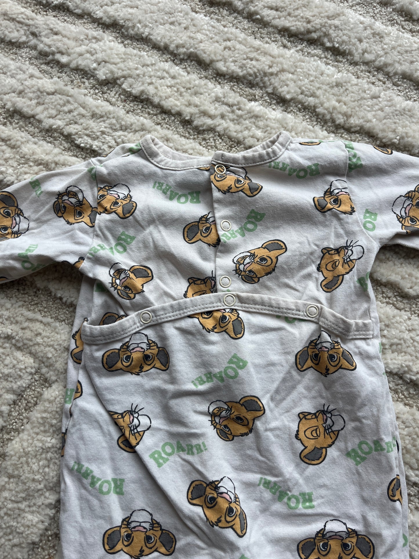 Pyjama léger motifs Le Roi Lion - 6 mois