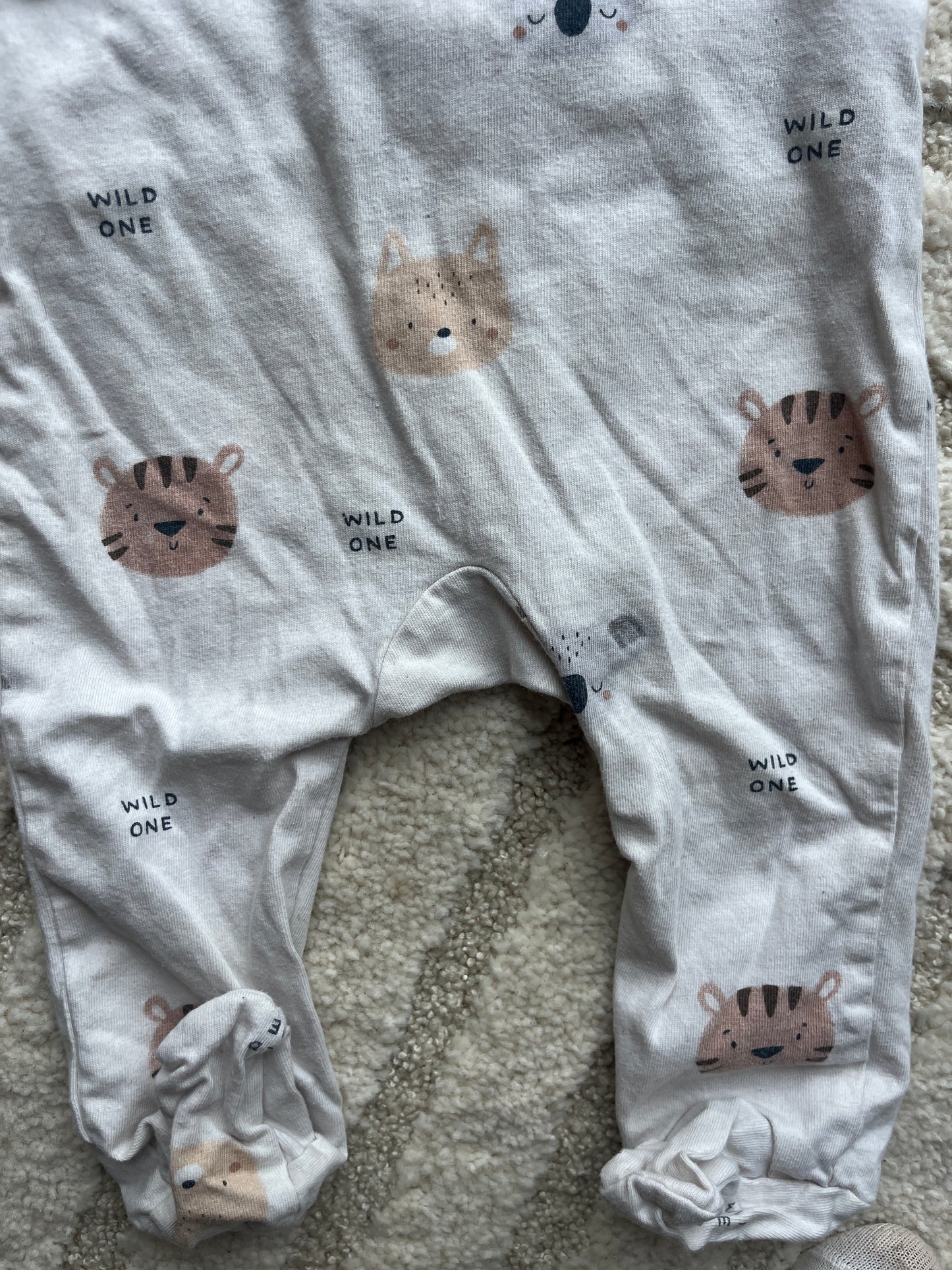 Pyjama léger avec motifs têtes d’animaux Kiabi - 6 mois