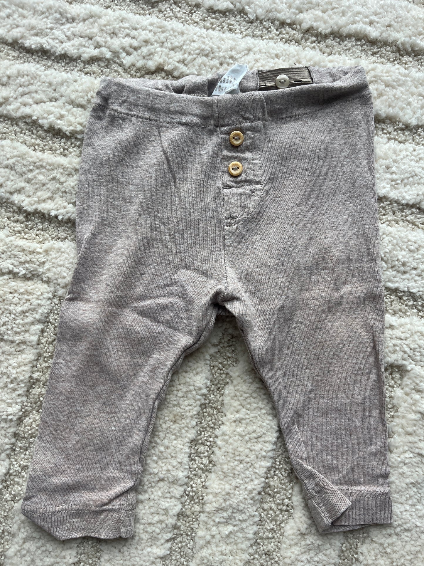 Ensemble cocooning beige haut + legging H&M - 6 mois