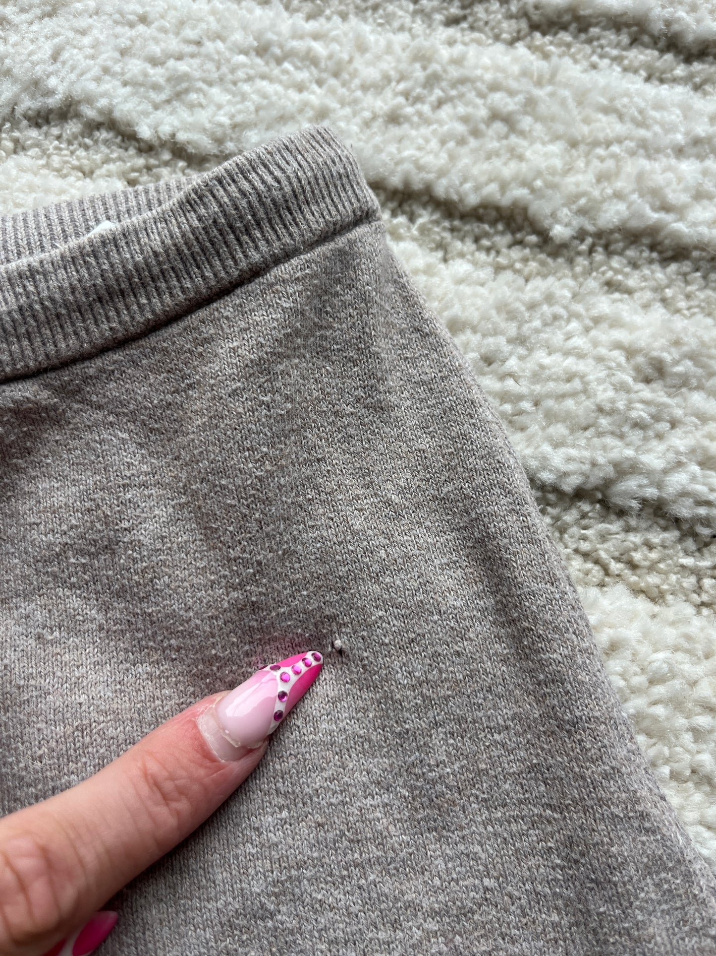 Ensemble cocooning beige cardigan + legging H&M - 12 mois (74cm)
