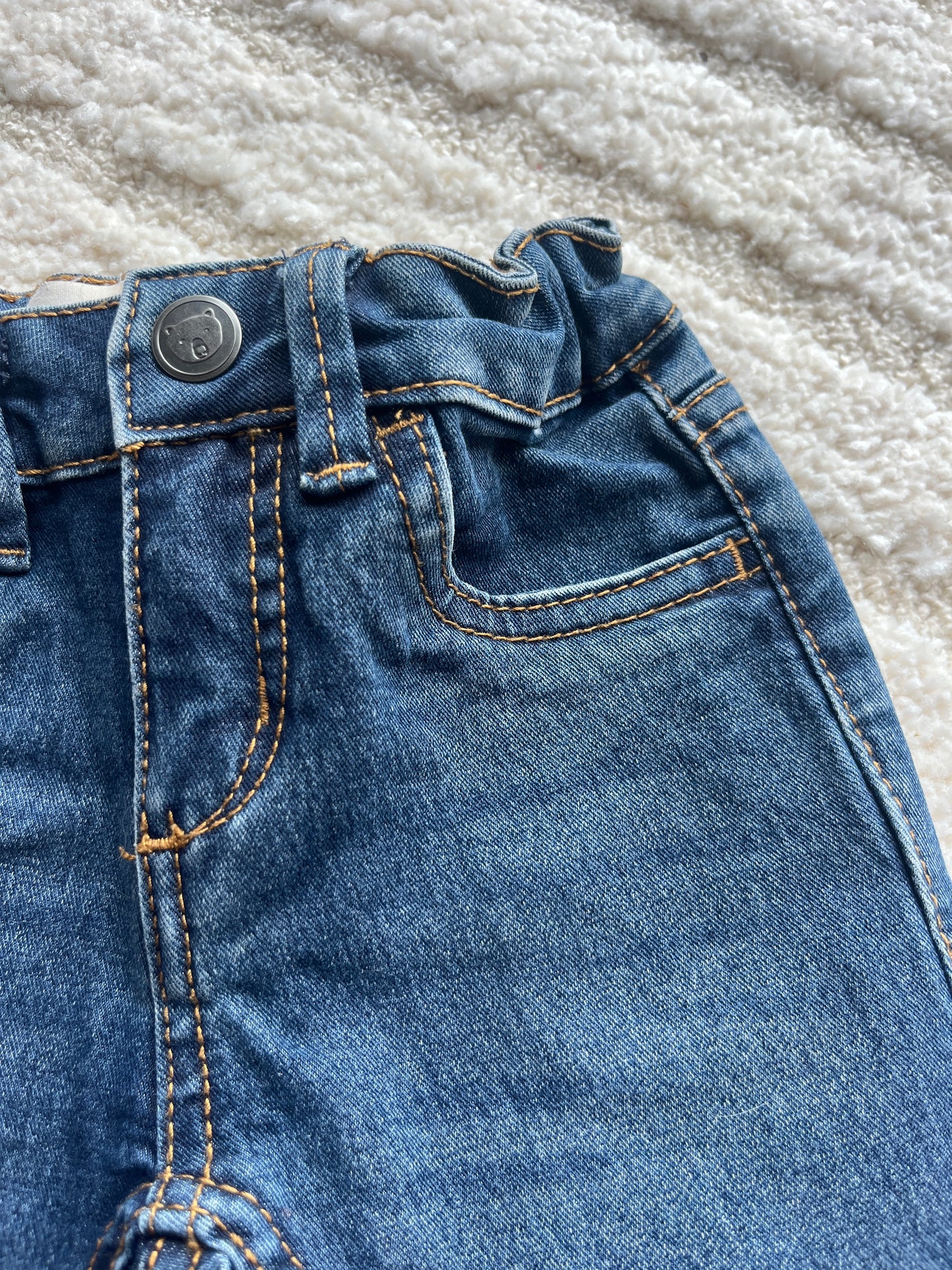 Jean bleu brut slim fit Lupilu - 12/18 mois
