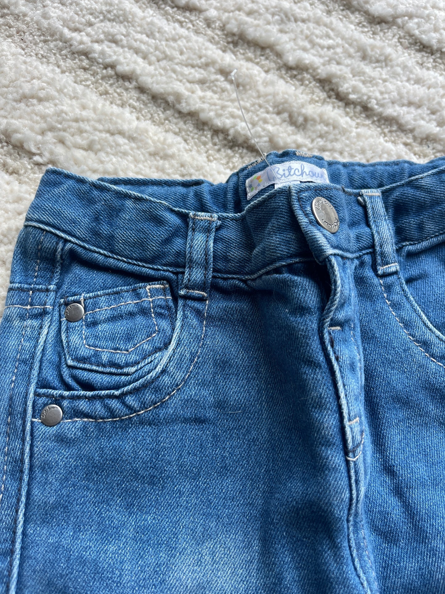 Jean bleu effet délavé Kitchoun - 18 mois
