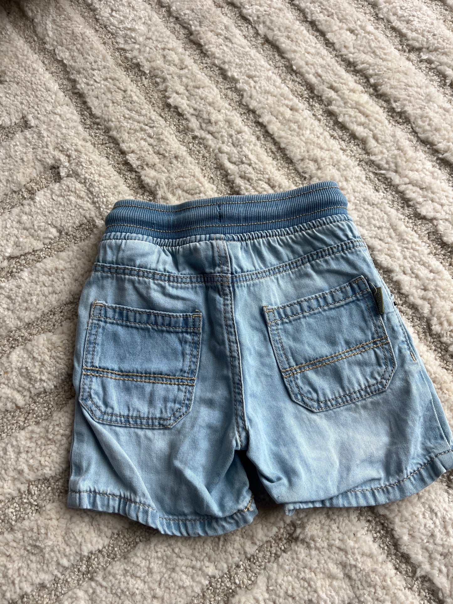 Bermuda en jean effet délavé Zara - 9/12 mois (80cm)