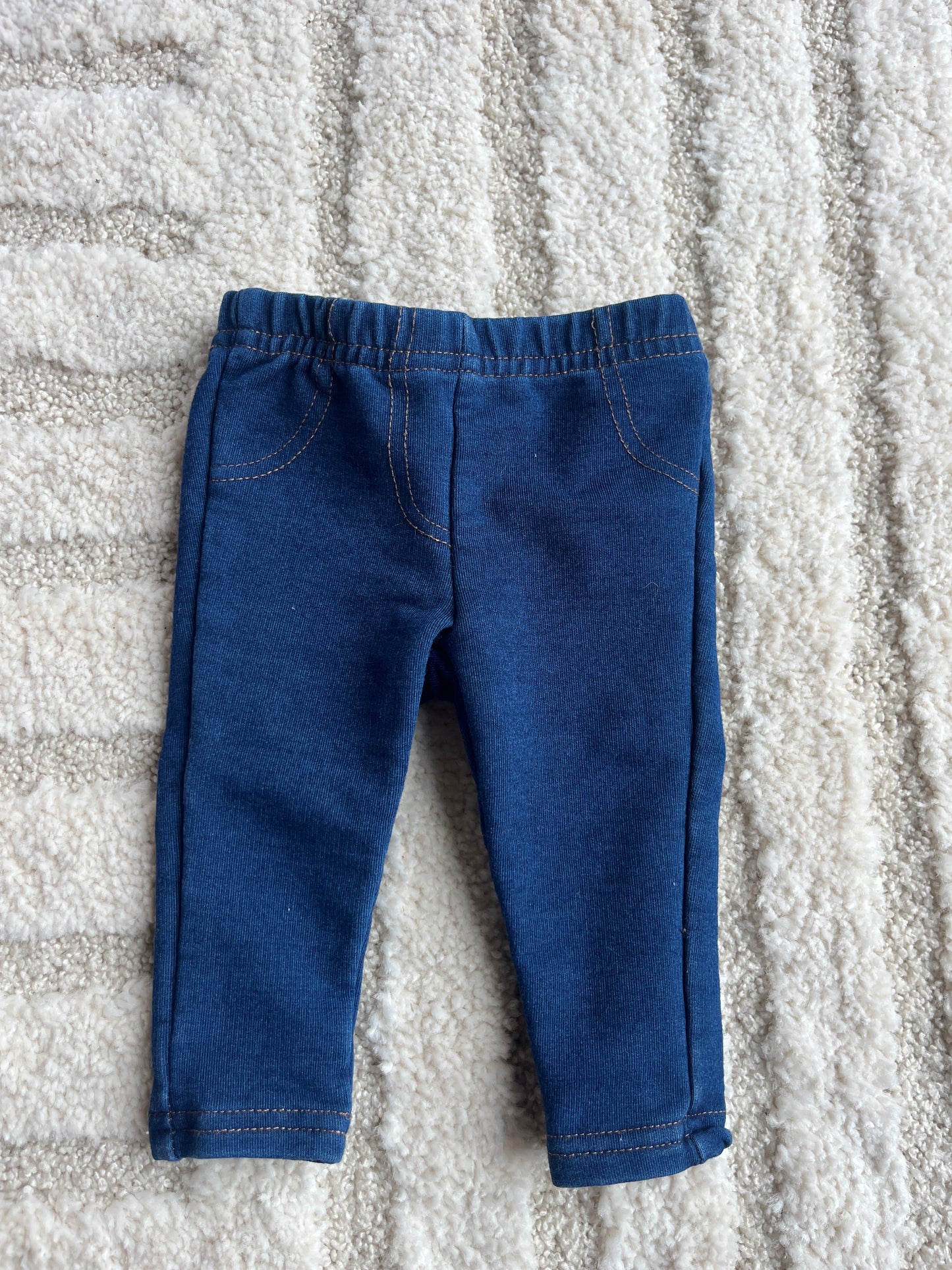 Jegging bleu Primark - 0/3 mois (62cm)