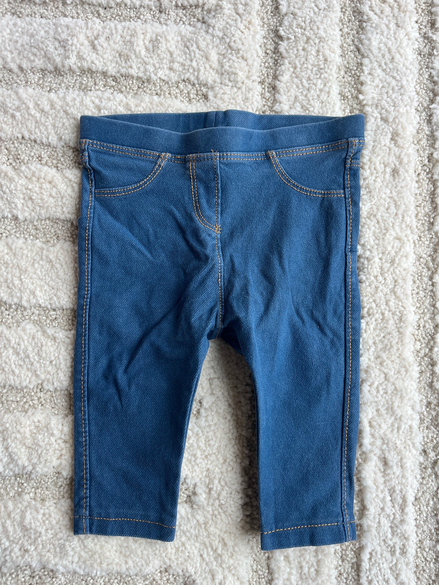 Jegging bleu Zara - 3/6 mois (68cm)