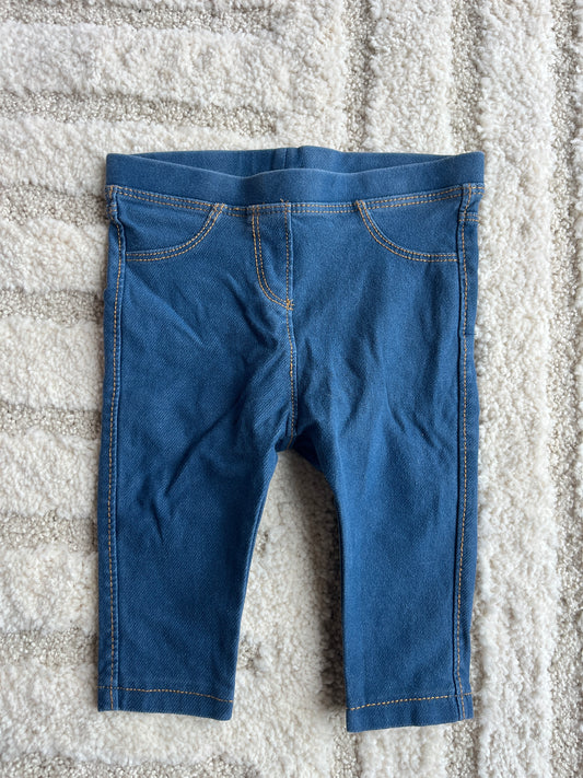 Jegging bleu Zara - 3/6 mois (68cm)