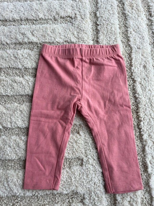 Legging en jersey rose Tex Bio - 3 mois