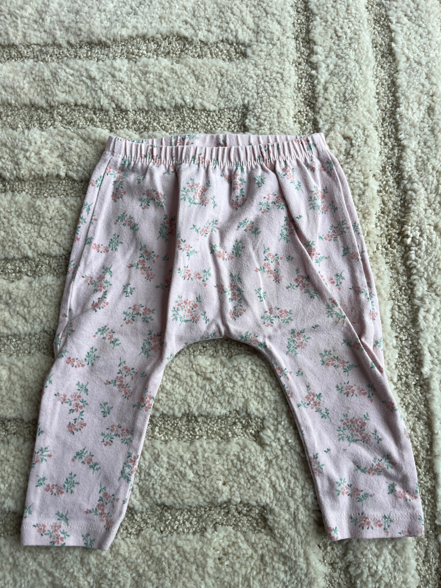 Legging en jersey rose avec fleurs Next Baby - 3/6 mois (68cm)