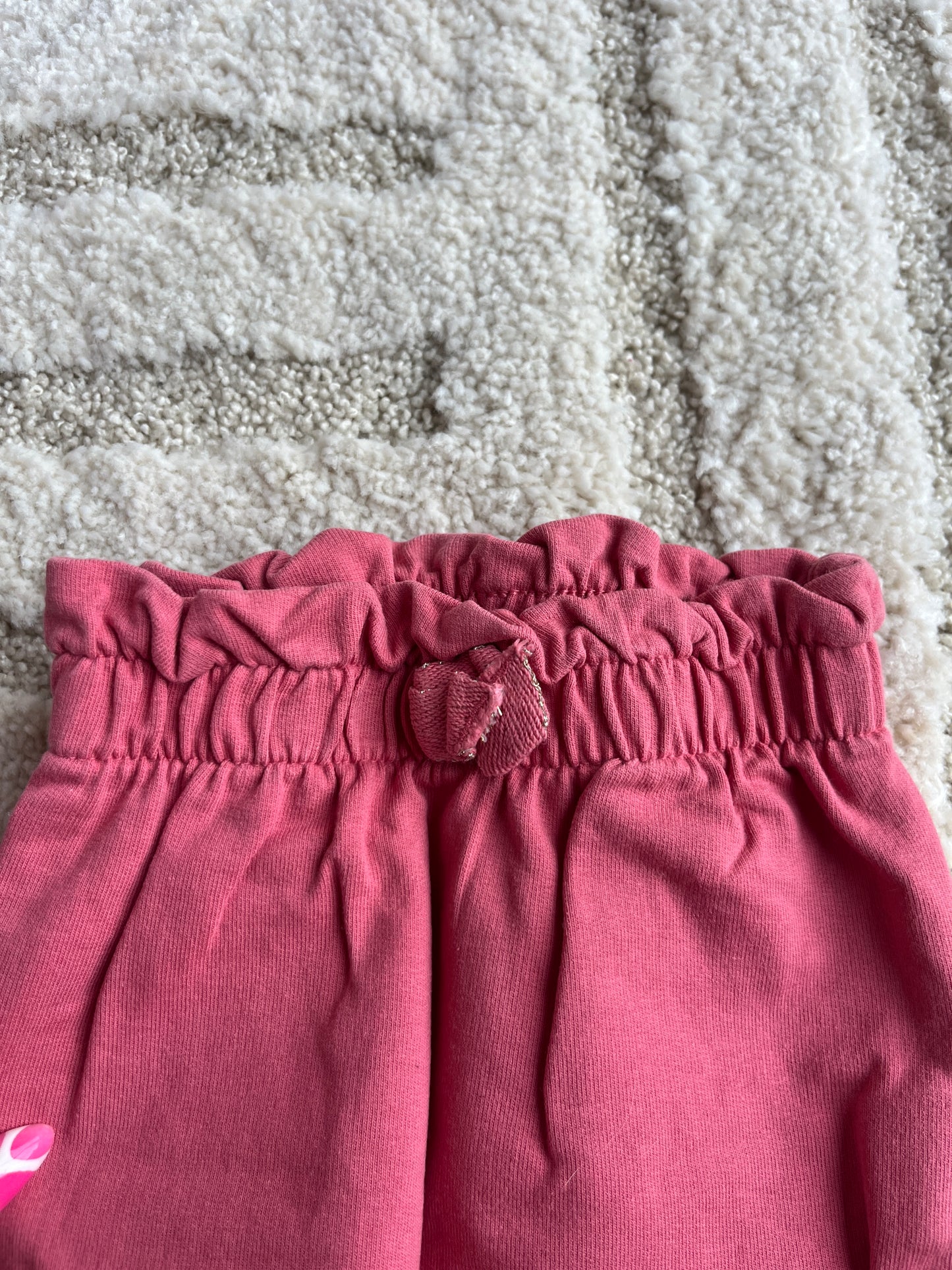Pantalon habillé rose avec ourlets - 3 mois