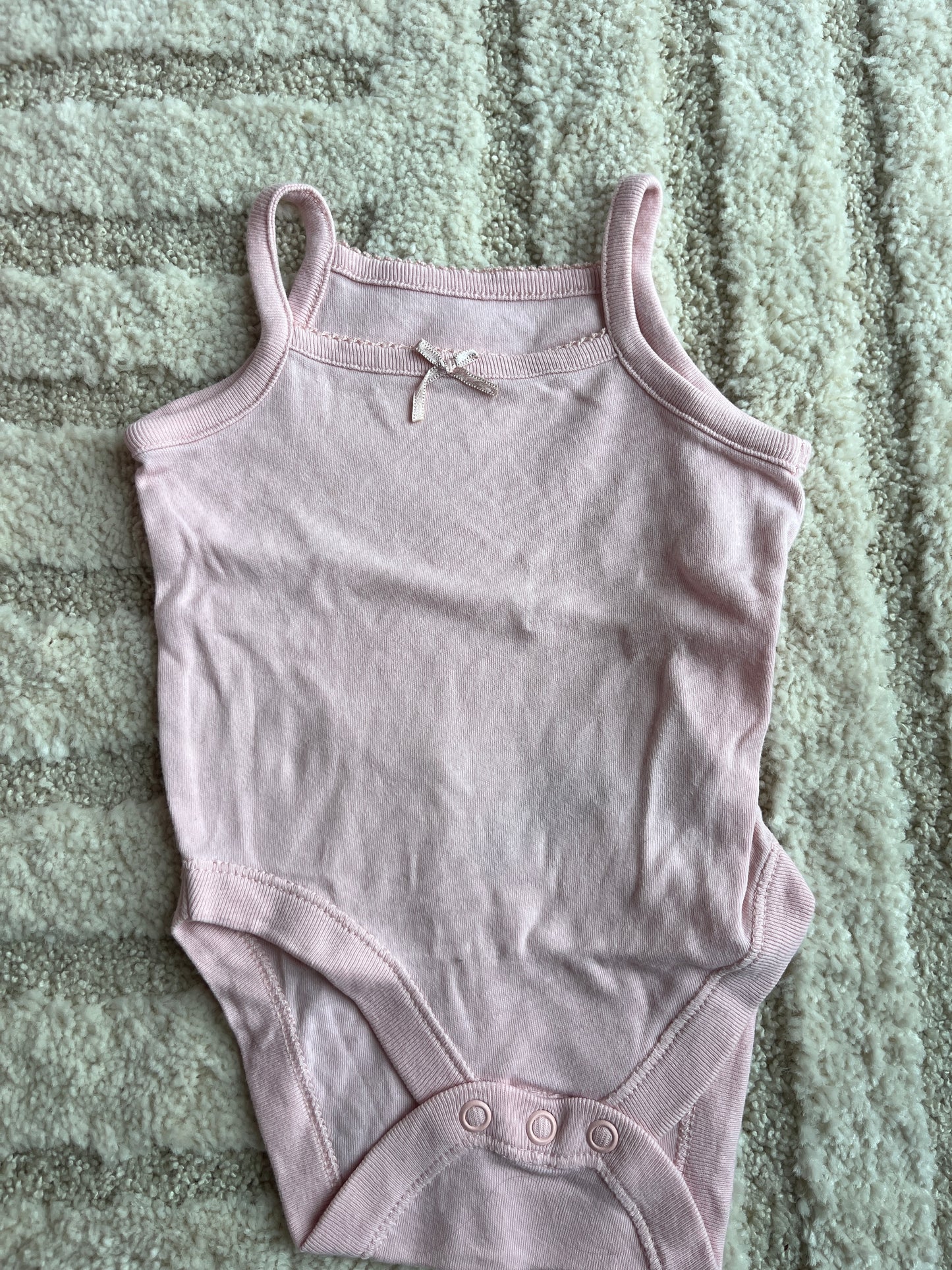 Body à bretelles rose - 3/6 mois (68cm)