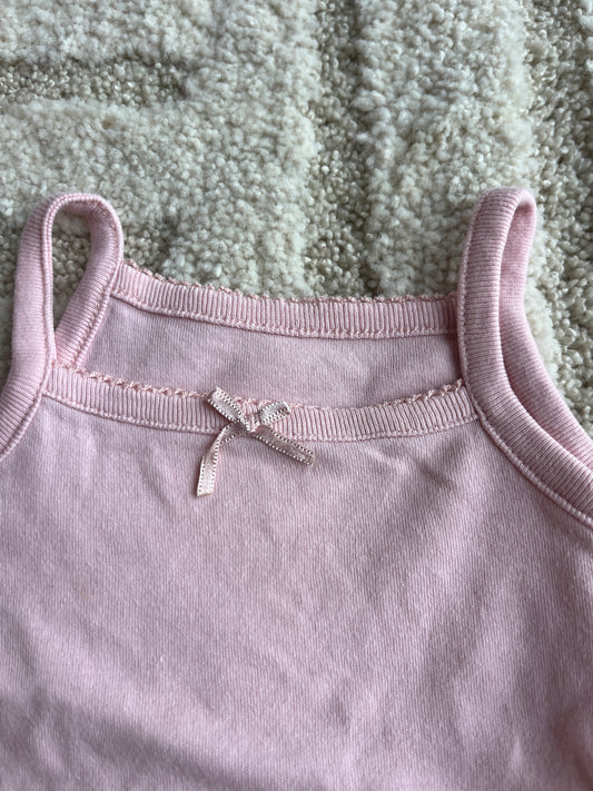 Body à bretelles rose - 3/6 mois (68cm)
