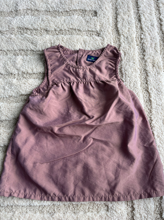 Robe sans manches violet effet métallisé Sergent Major - 6 mois