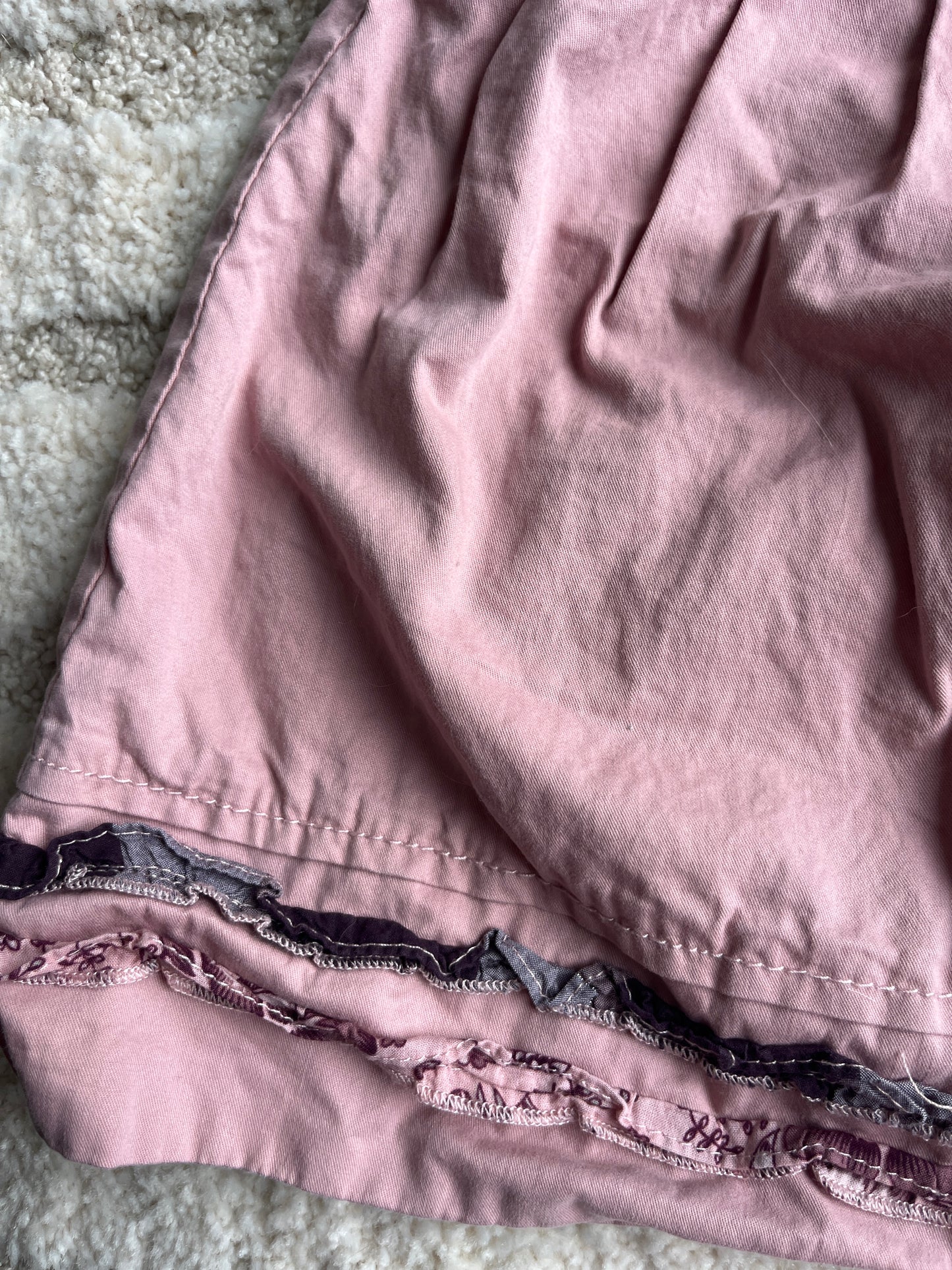 Robe sans manches rose avec détails violets Sergent Major - 6 mois