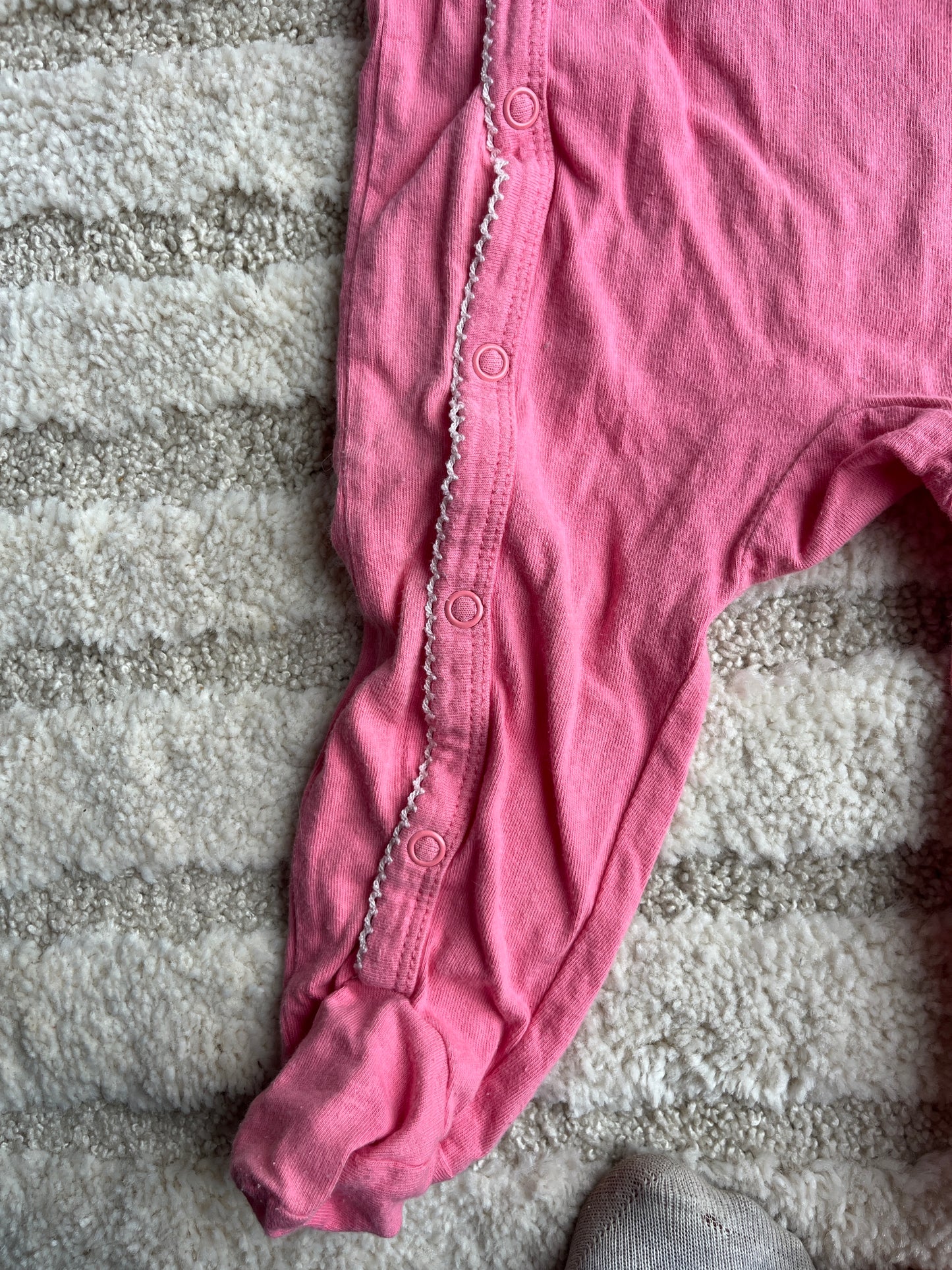 Pyjama léger rose « la vie c’est joli » - 9 mois