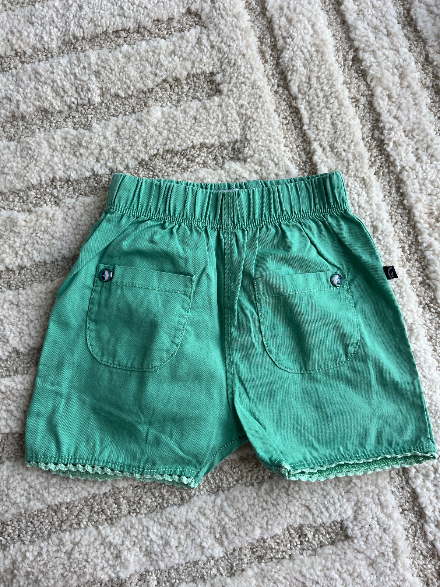 Short vert avec poches Sucre d’Orge - 12 mois