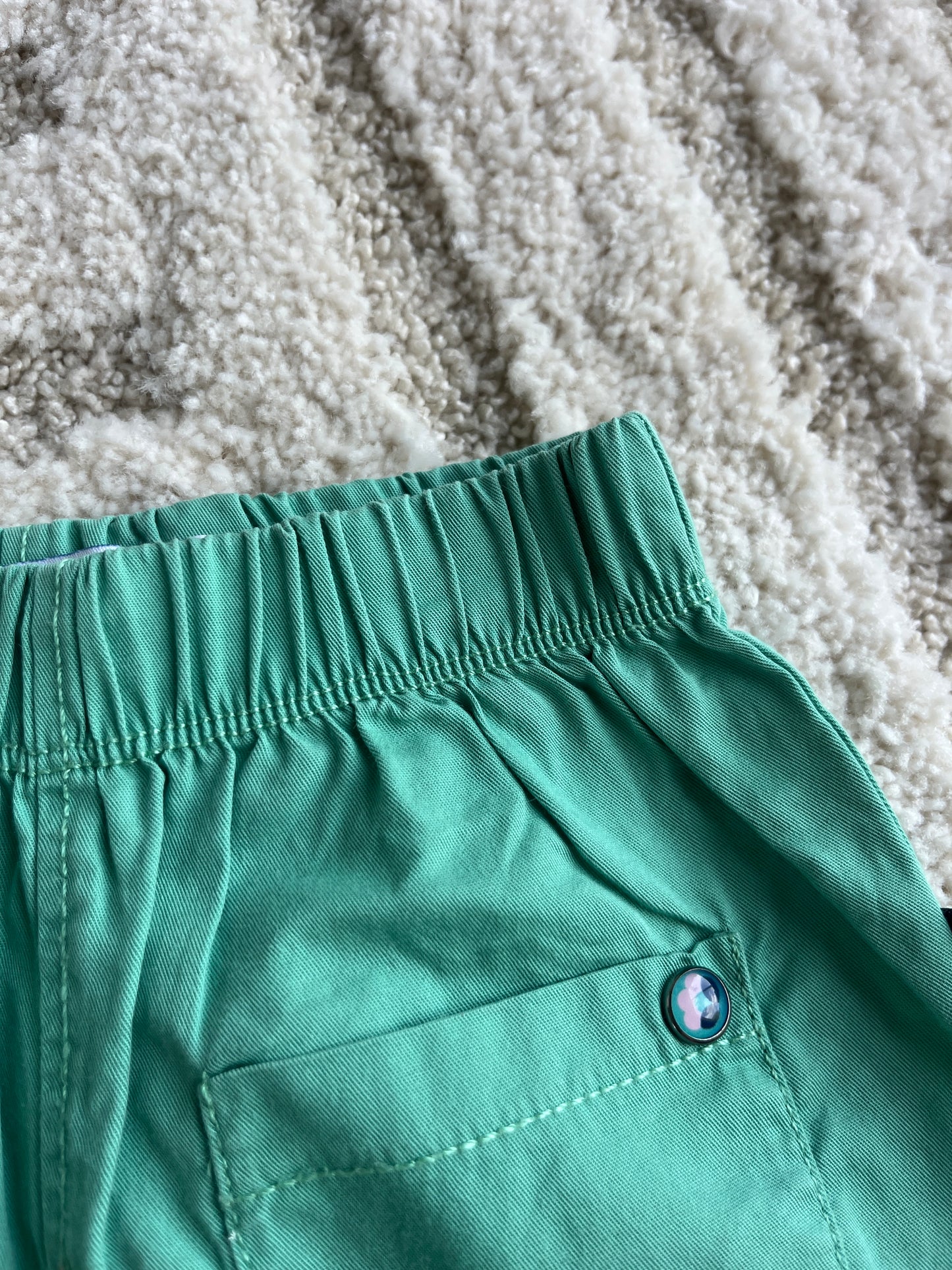 Short vert avec poches Sucre d’Orge - 12 mois