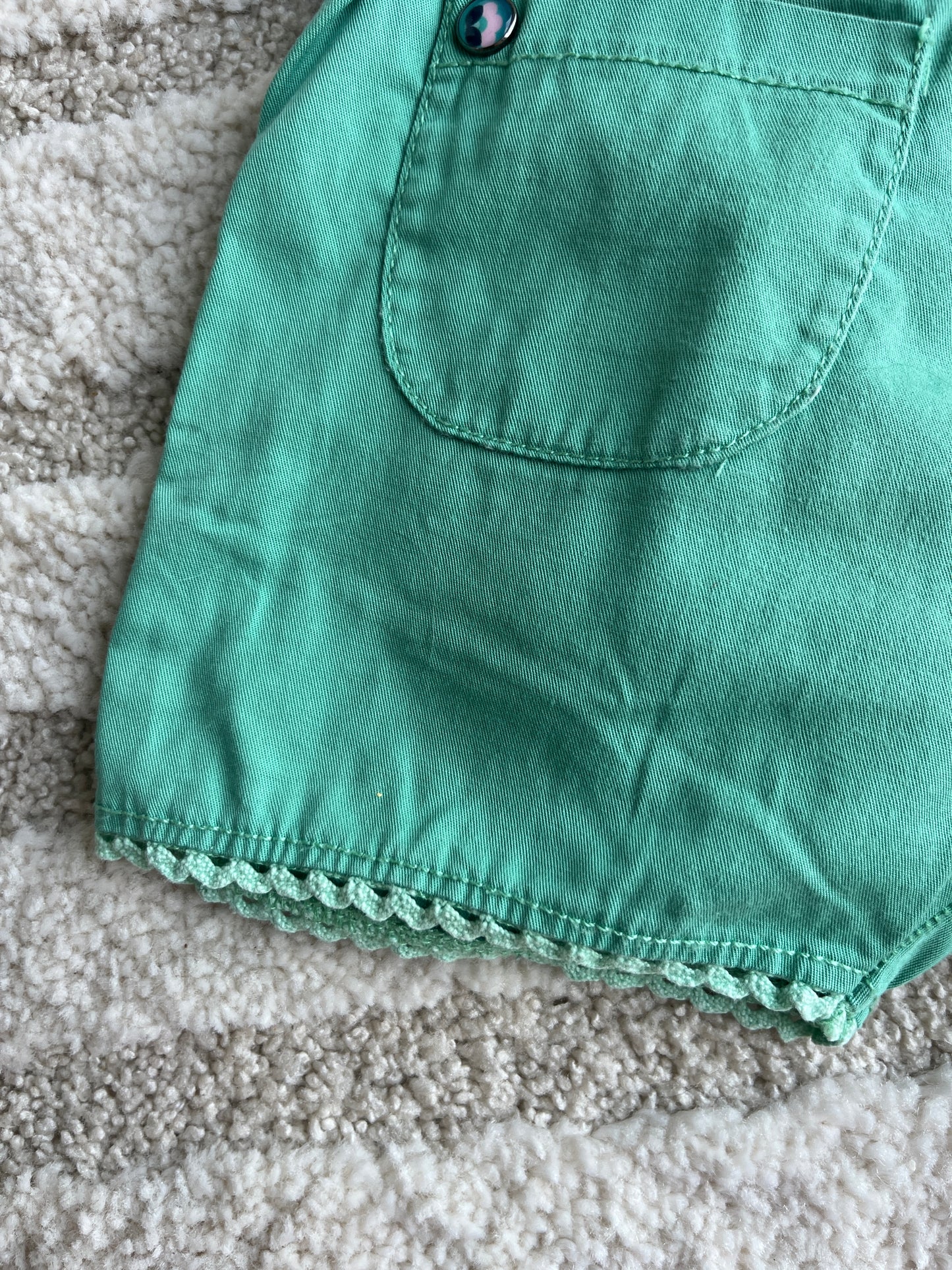 Short vert avec poches Sucre d’Orge - 12 mois