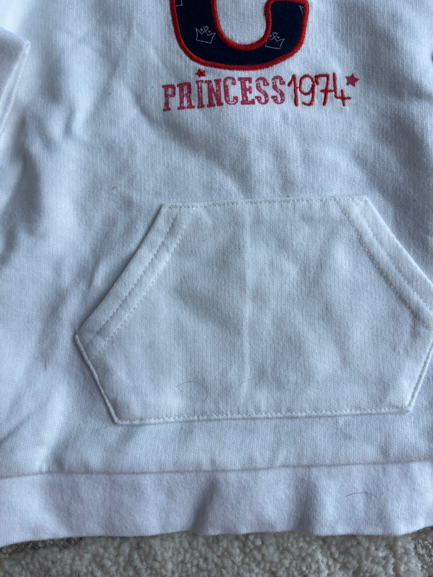 Robe pull à manches longues blanc « creeks winter princess » Creeks - 12 mois