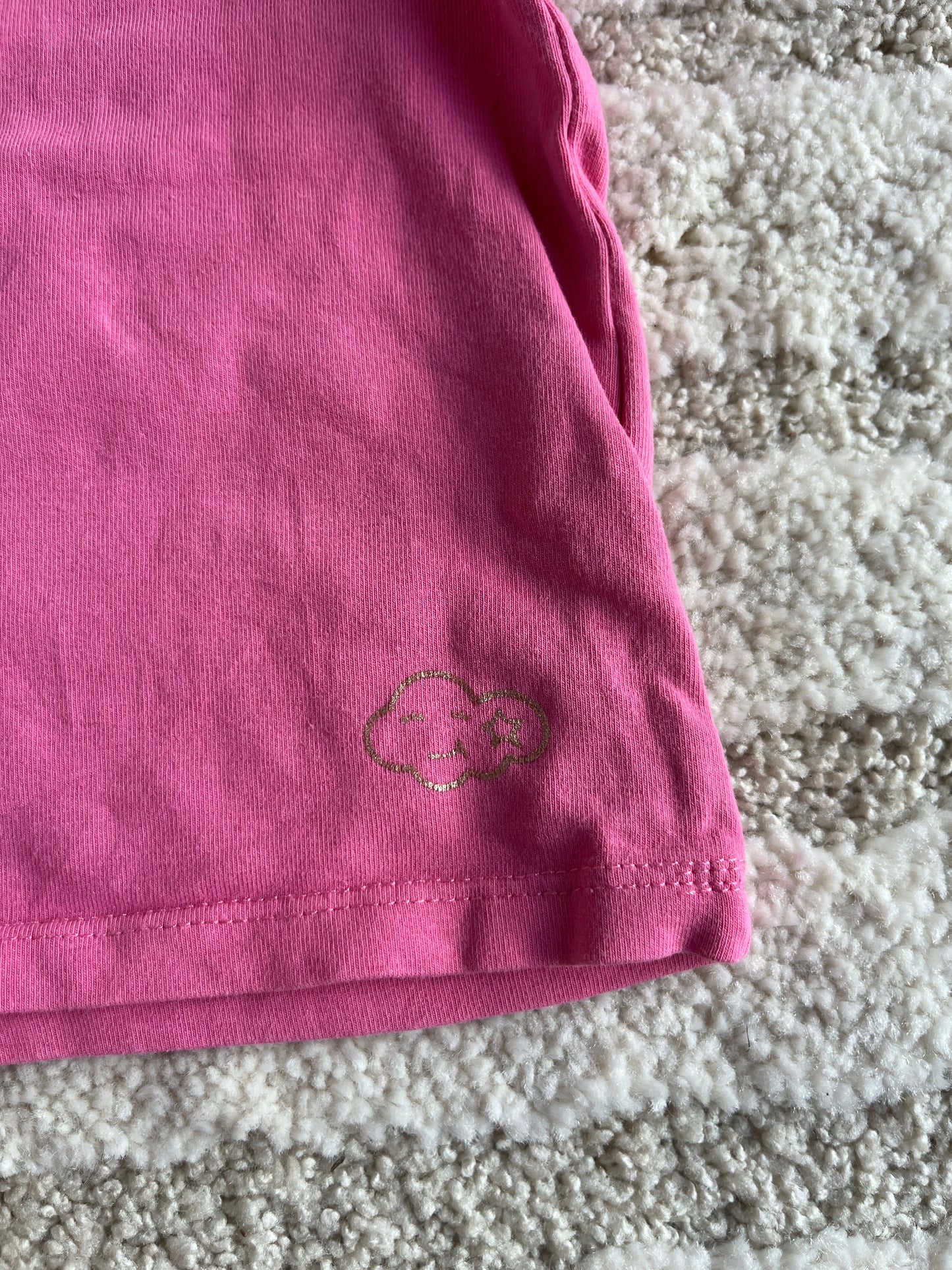 Lot de 2 t-shirt à manches longues gris et rose motif nuage avec col roulé - 18 mois