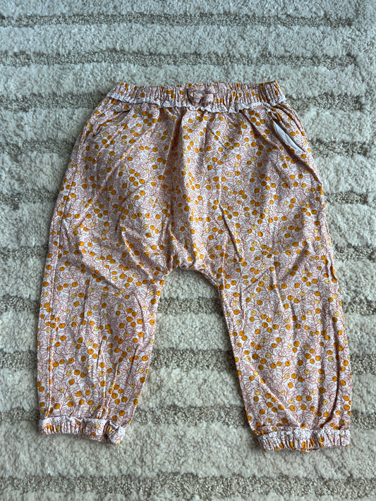 Pantalon motifs oranges avec détails en dentelle Sergent Major - 18 mois