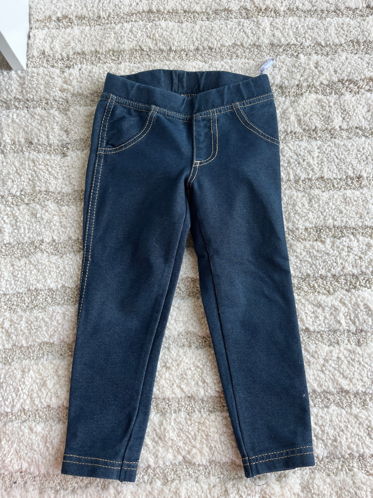 Jegging bleu simple - 92 cm