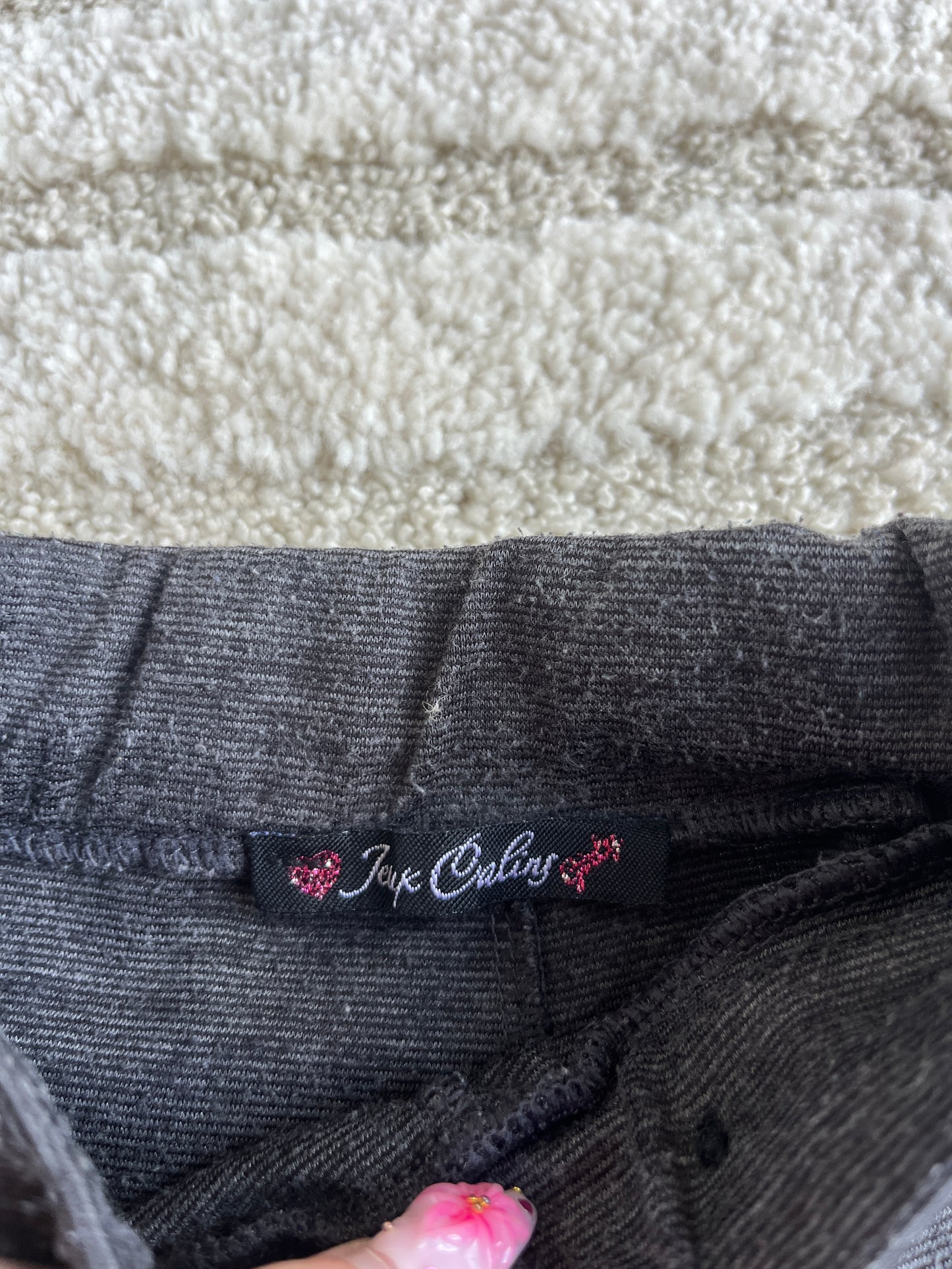 Pantalon habillé gris avec boutons noirs - 2 ans