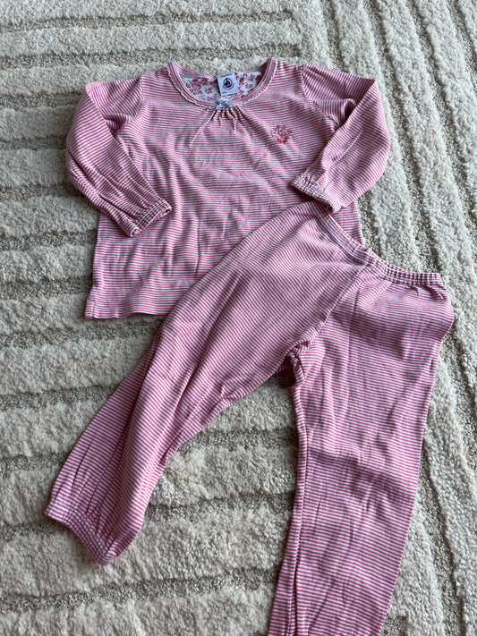 Pyjama 2 pièces léger rose Petit Bateau - 2 ans