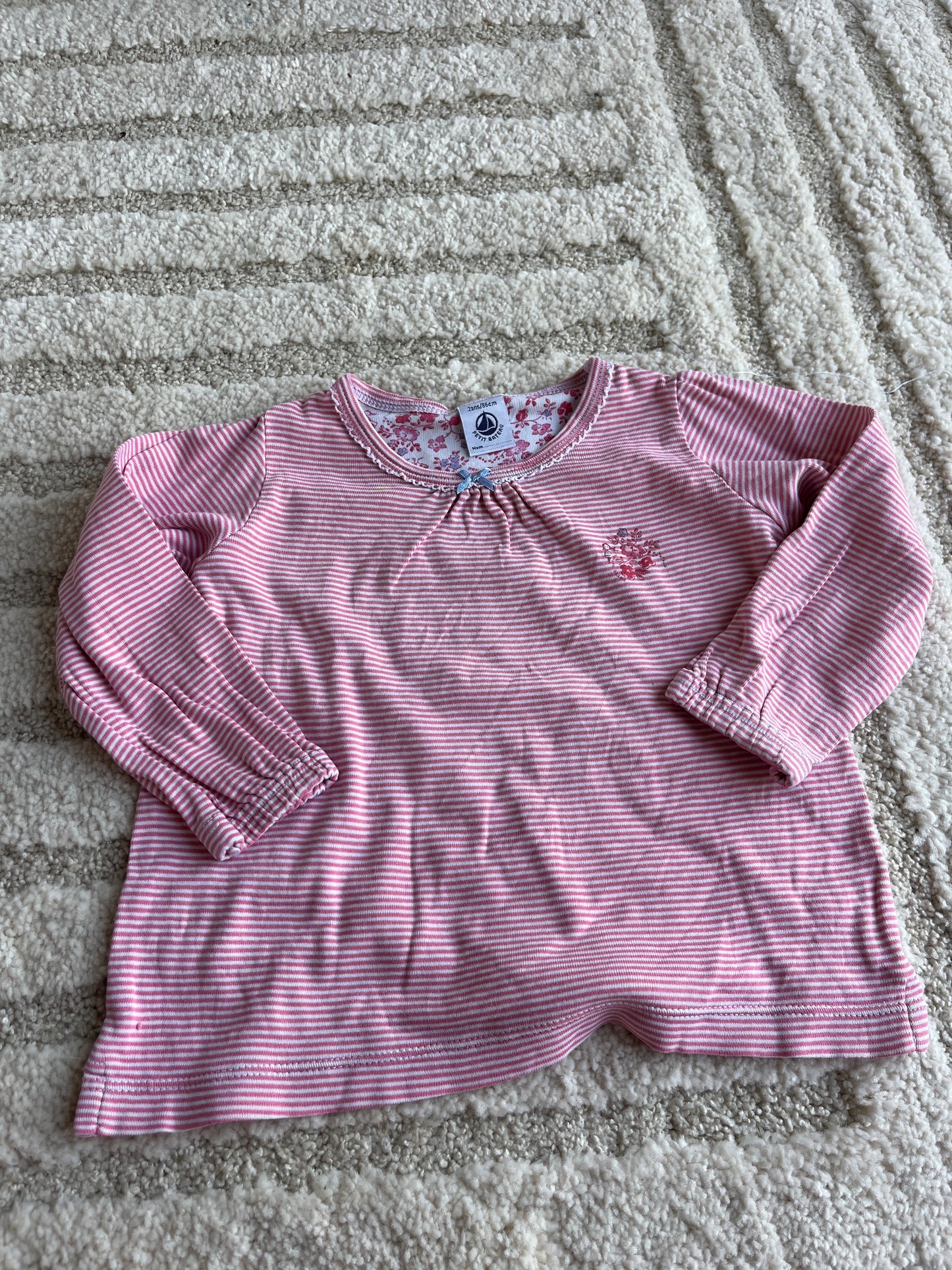 Pyjama 2 pièces léger rose Petit Bateau - 2 ans