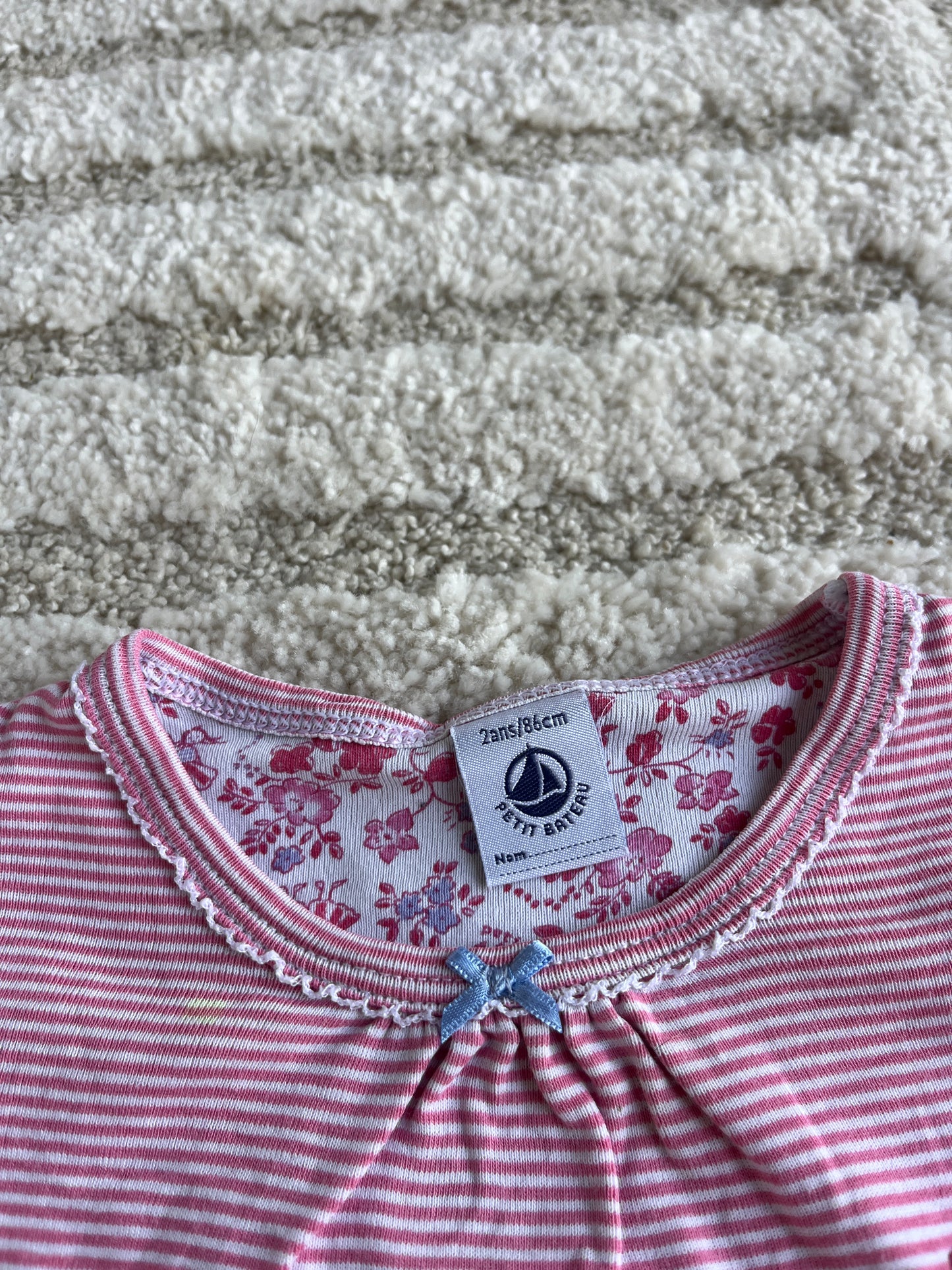 Pyjama 2 pièces léger rose Petit Bateau - 2 ans