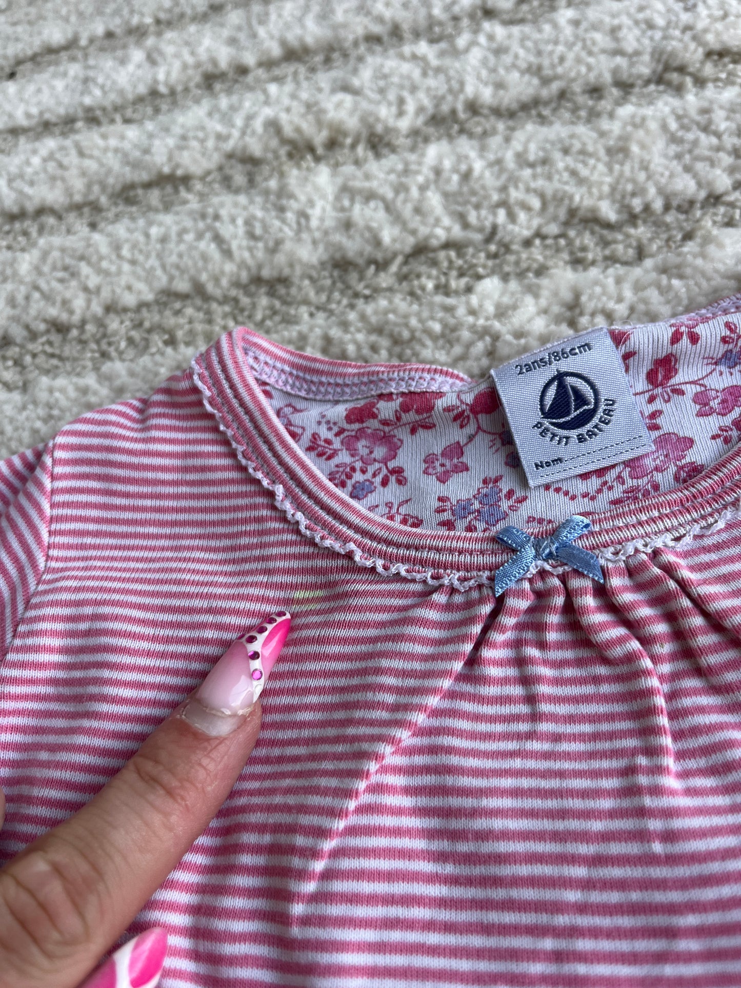 Pyjama 2 pièces léger rose Petit Bateau - 2 ans