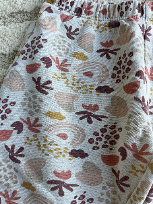 Pantalon crème motifs automne molletonné à l’intérieur - 36 mois