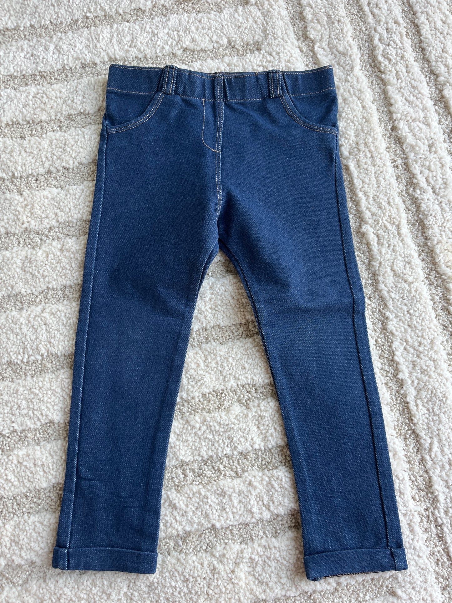 Jegging bleu avec poches Kiabi - 36 mois