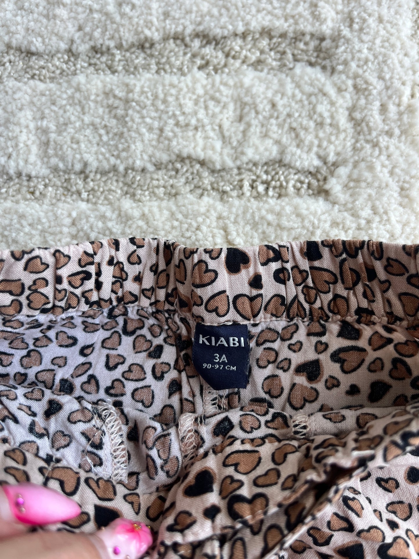 Short léger motif léopard Kiabi - 3 ans