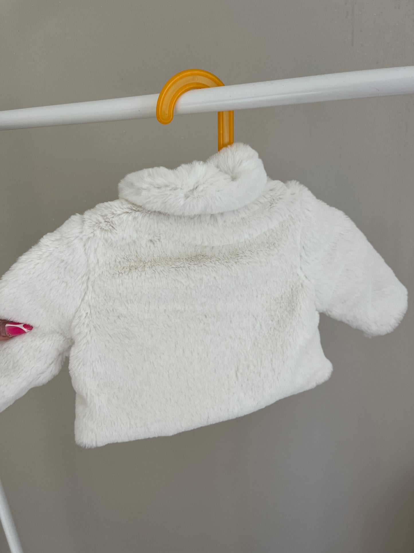 Veste à manches longues blanche Minnie - 3/6 mois (68 cm)
