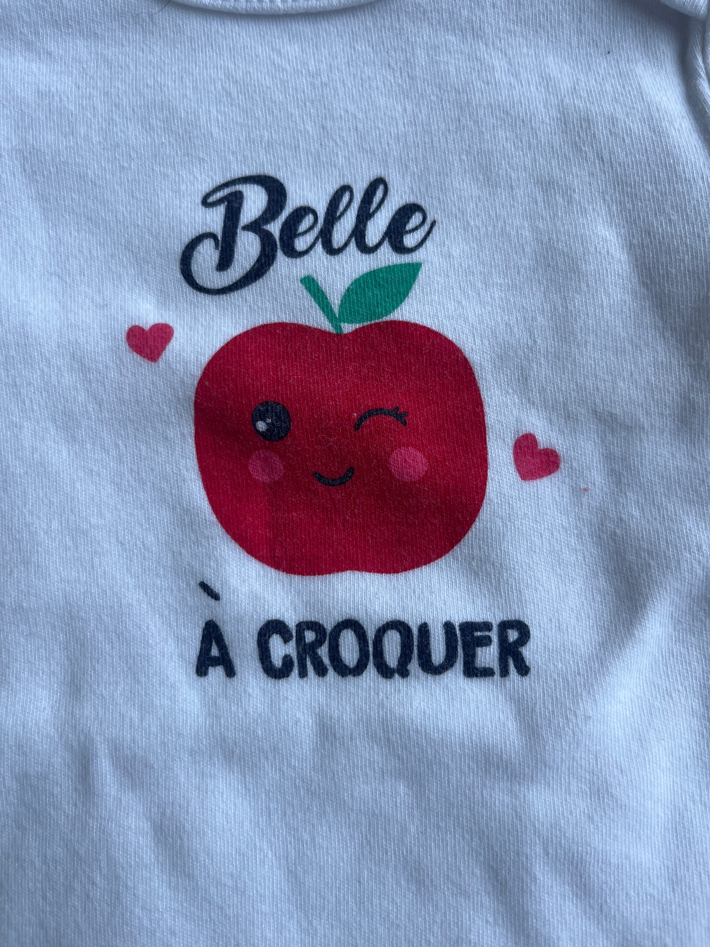 Body à manches courtes « belle à croquer » Pat & Ripaton - 12 mois