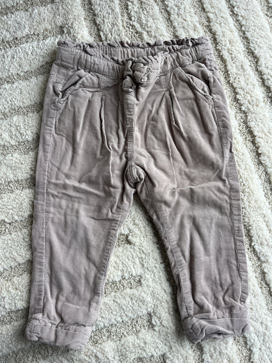 Pantalon beige velours côtelé TAO - 23 mois