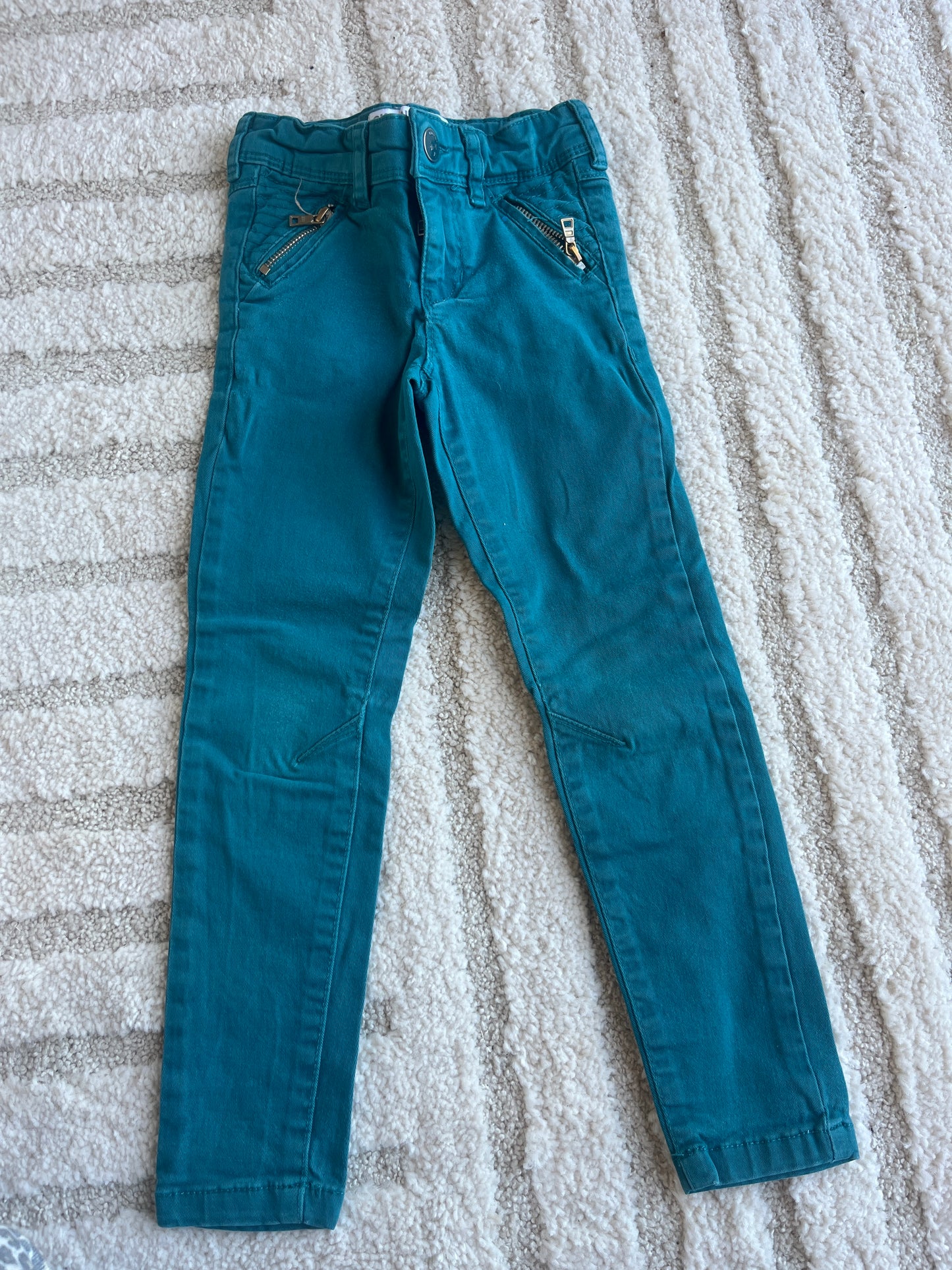 Jean skinny bleu turquoise Okaïdi - 4 ans