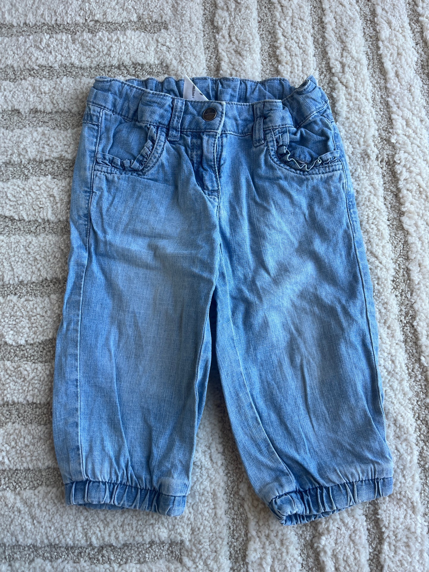 Pantalon bleu effet jean Palomino - 4 ans