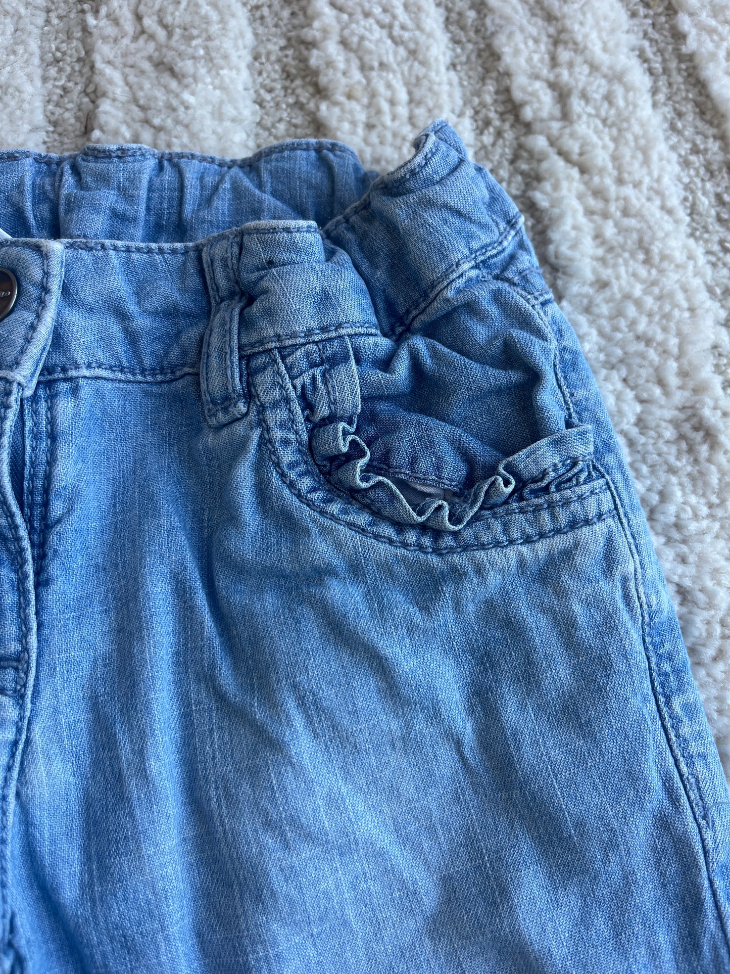 Pantalon bleu effet jean Palomino - 4 ans