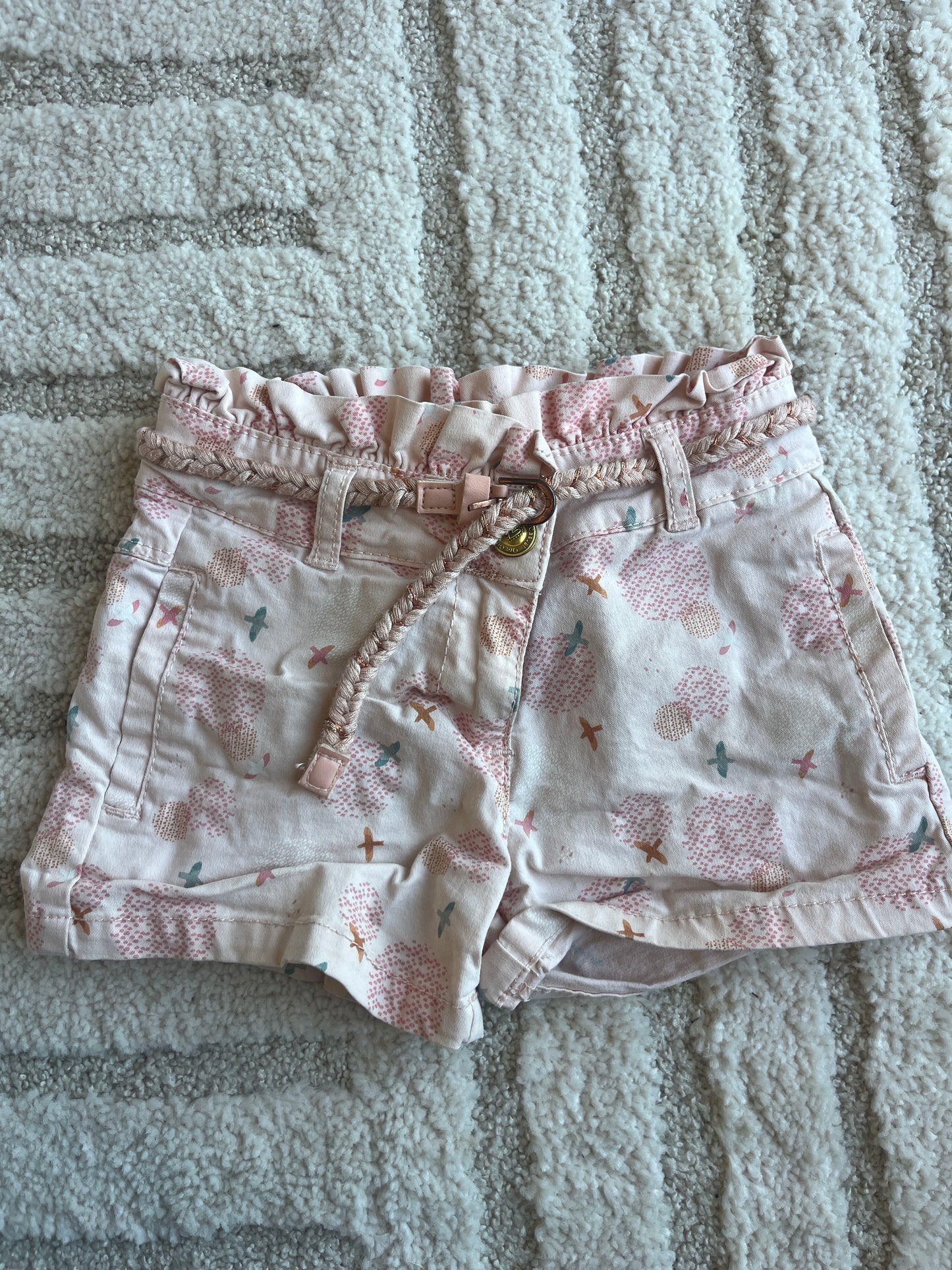Short rose pale avec ceinture Orchestra - 4 ans