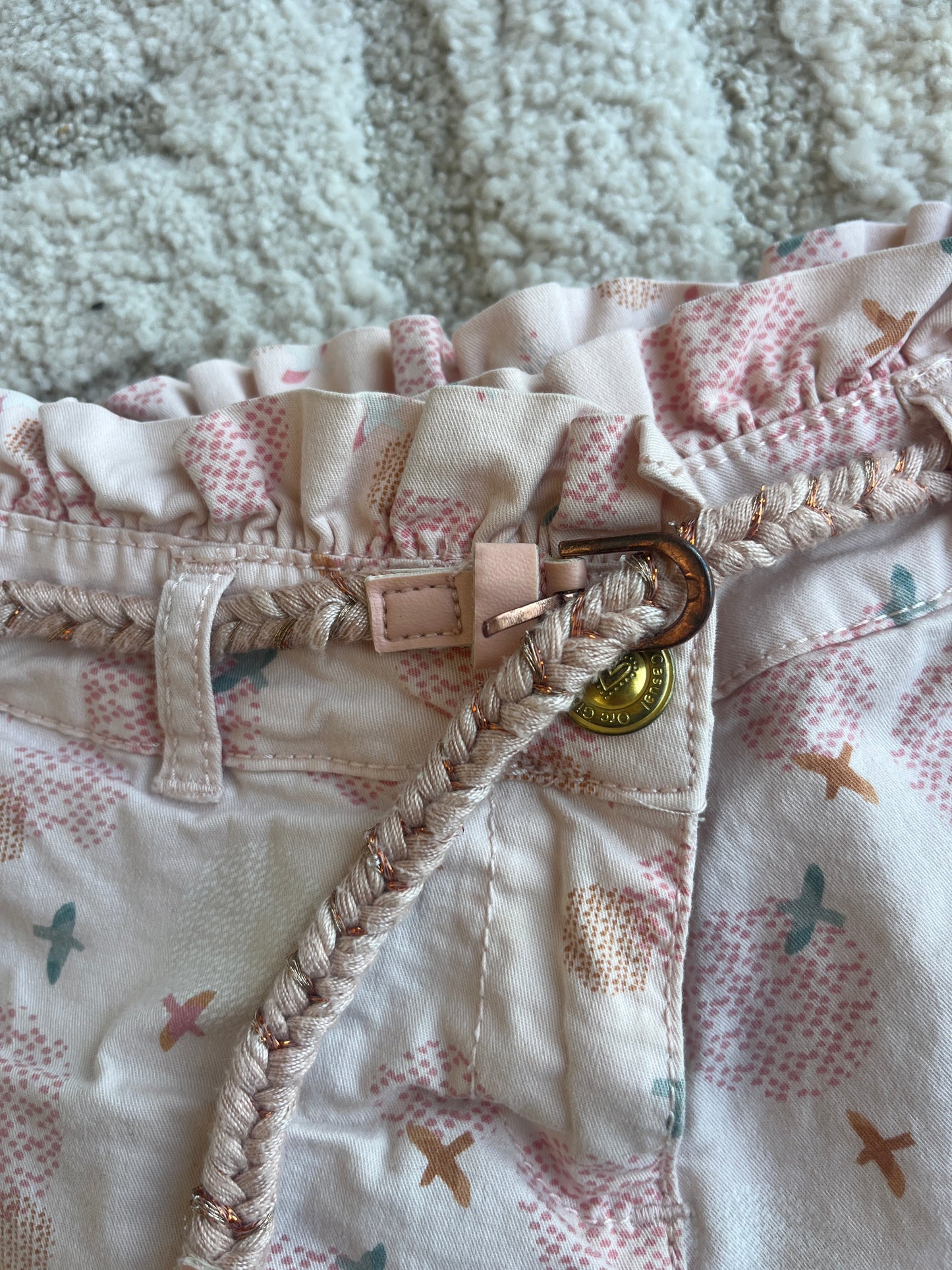 Short rose pale avec ceinture Orchestra - 4 ans