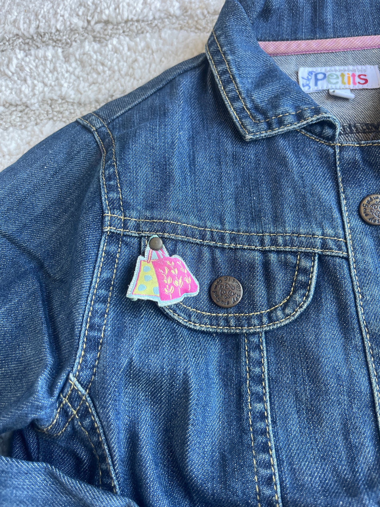 Veste en jean bleu La Compagnie Des Petits - 5 ans