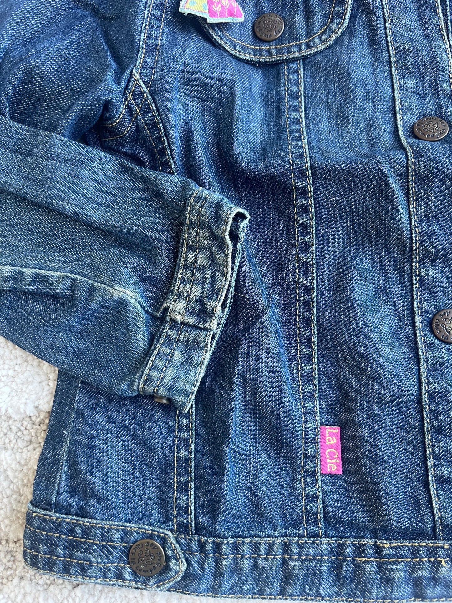 Veste en jean bleu La Compagnie Des Petits - 5 ans