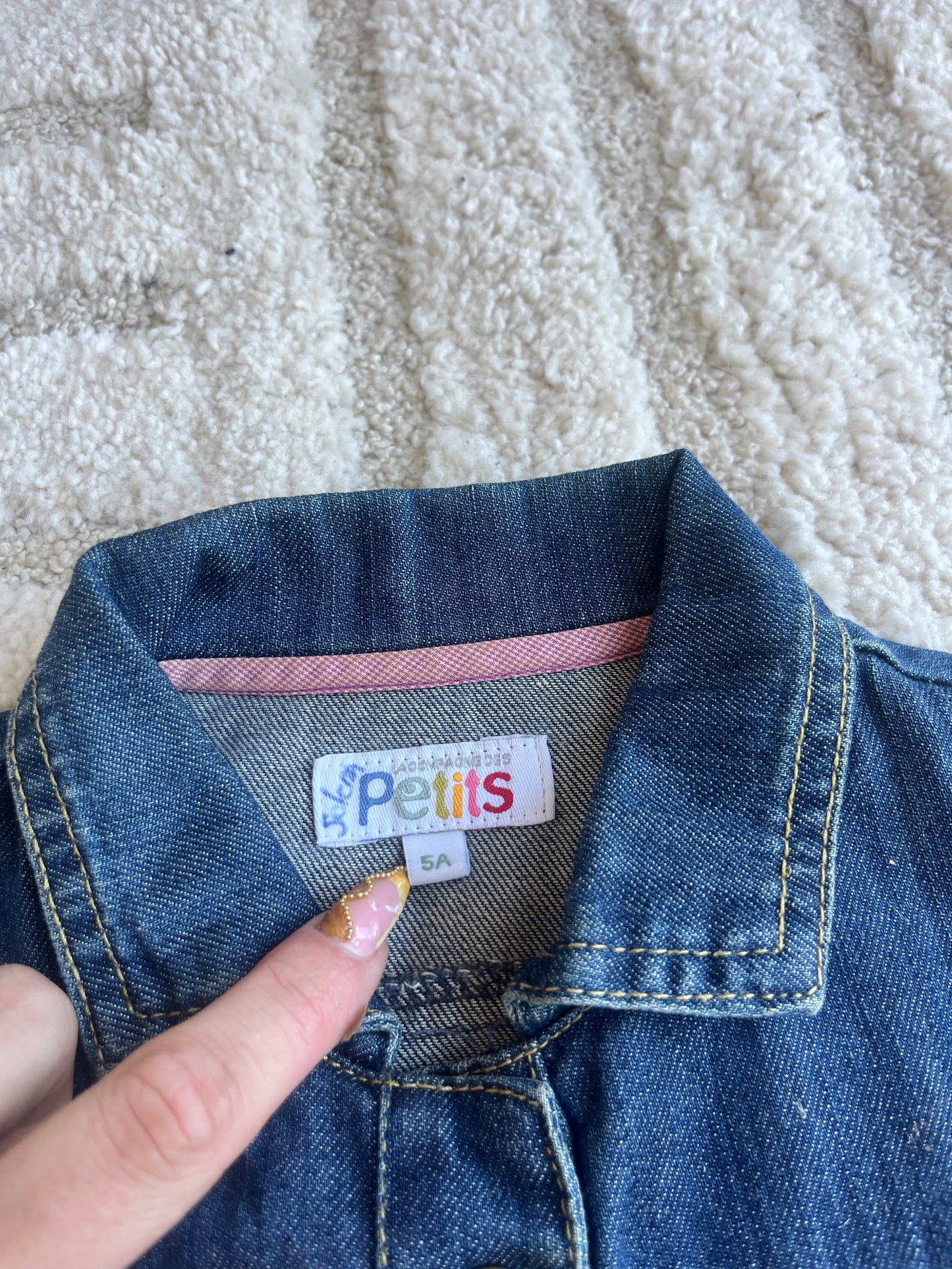 Veste en jean bleu La Compagnie Des Petits - 5 ans