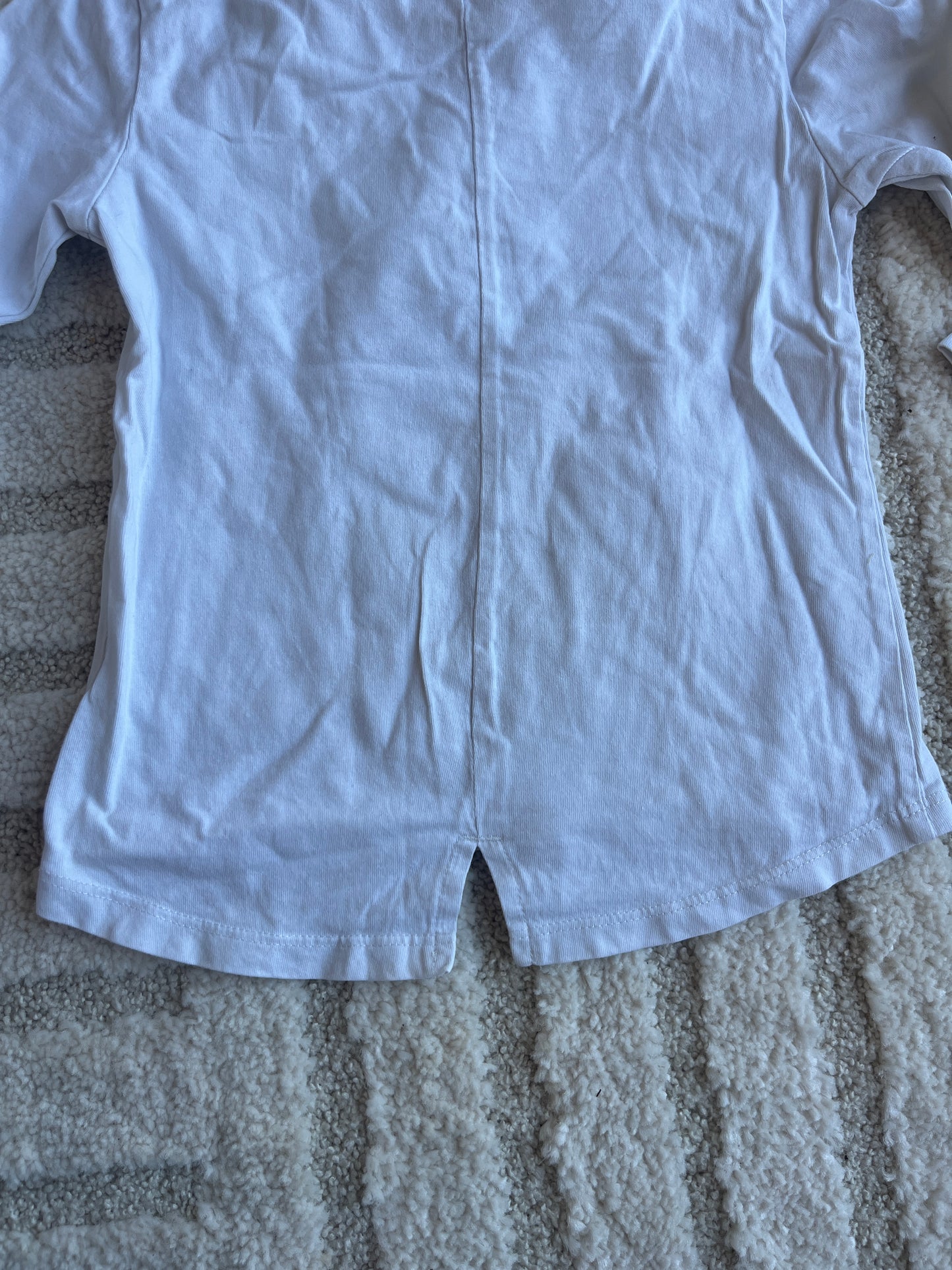 T-shirt à manches longues blanc étoile argentée « the most beautiful star » - 6 ans