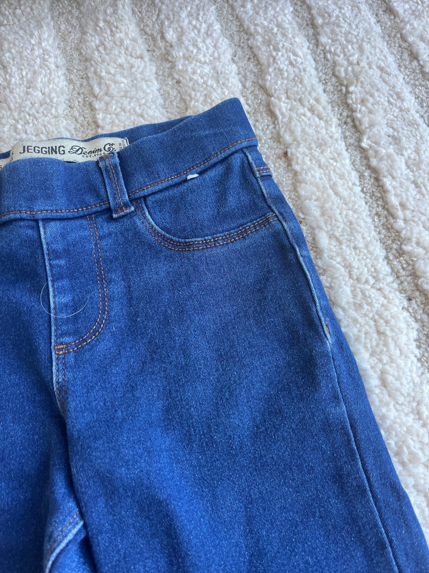 Jegging bleu Denim&Co - 6/7 ans (122 cm)